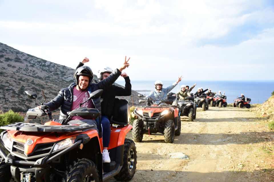 Agia Pelagia: Sunset Quad Trip With Local Products Tasting - Meeting Point