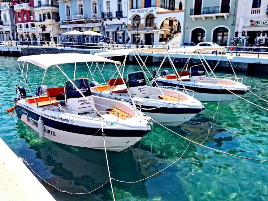 Agios Nikolaos: Motorboat or Speedboat Rental - Important Information