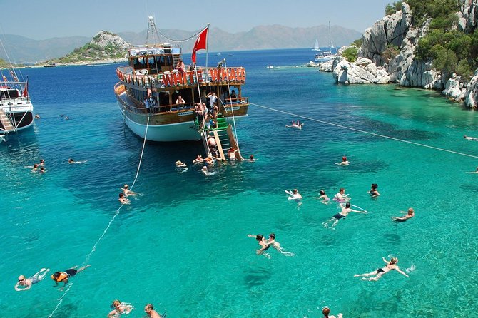 All Inclusive Boat Trip With Turunc and Kumlubuk Break From Marmaris - Itinerary and Activities