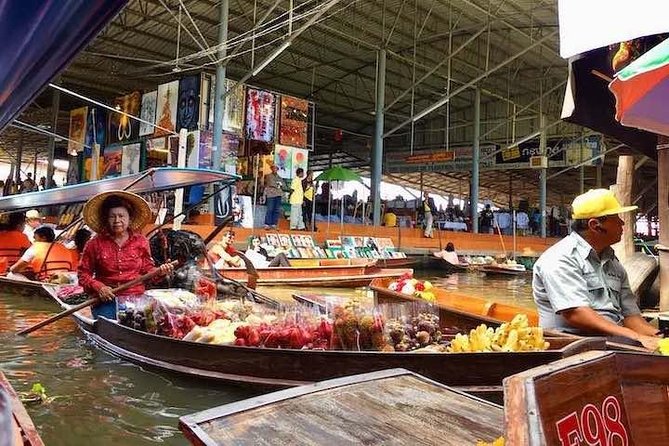 Bangkok Train Market and Floating Market Excursion - Floating Market Adventure