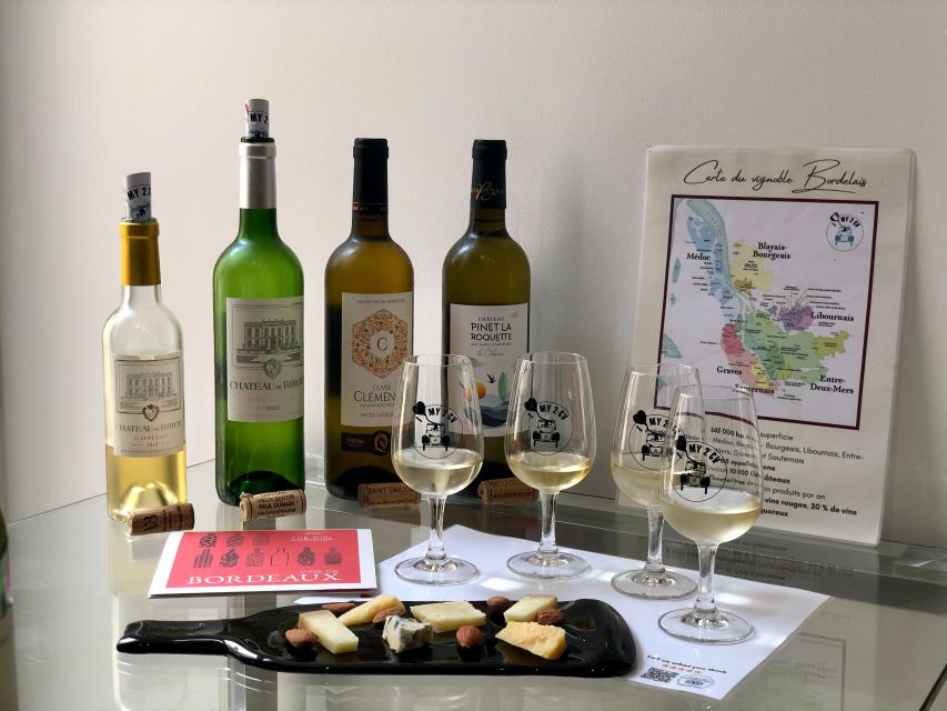 Bordeaux Wines : Tasting Class With 4 White Wines and Cheese - Bordeaux White Wines Selection