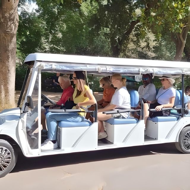 City and Wine: 3h Golf Cart Tour in Rome With 3 Wine Tasting - Itinerary