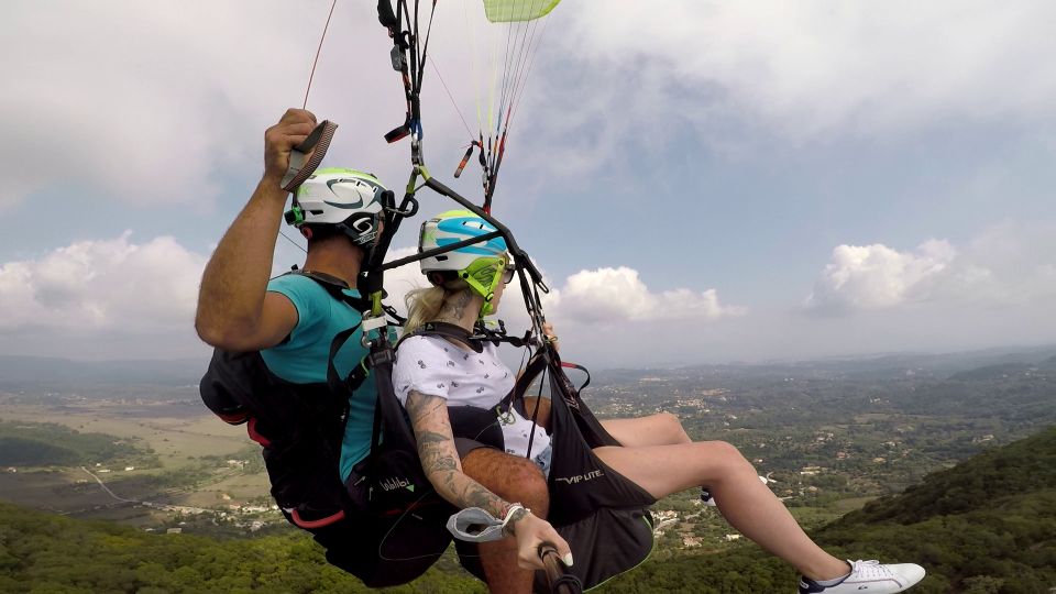 Corfu: Paragliding Tandem Flight Above Pelekas Town - Activity Description