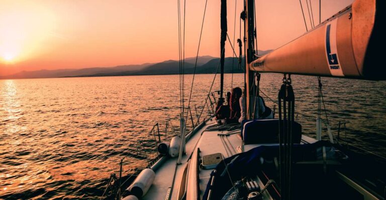 Corfu: Private Sailboat Sunset Cruise With Snacks and Drinks