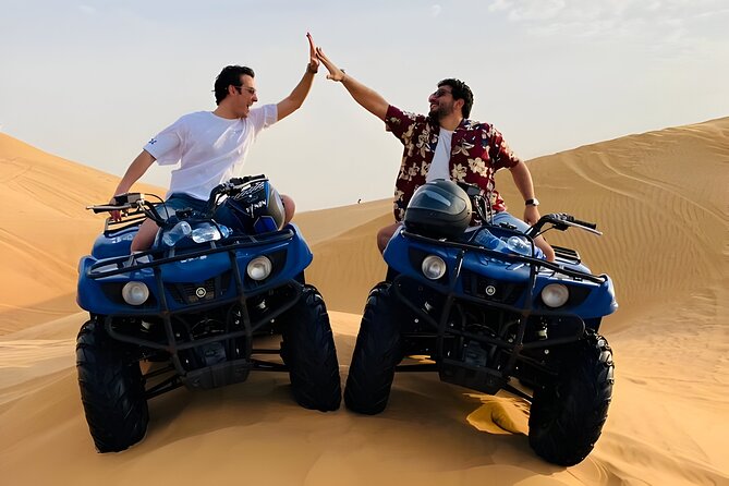 Dubai 4Star Dunes ATV, Sandsurfing, Camels and VIP Buffet & Show - Inclusions and Exclusions