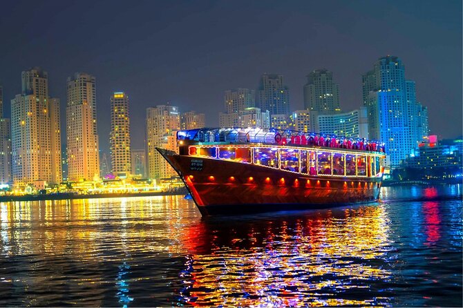 Dubai Dhow Cruise Dinner - Marina : An Enchanting Evening - Cruise Along Dubais Stunning Waterfront