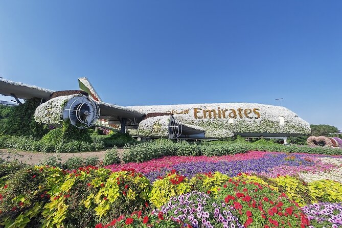 Dubai Miracle Garden Tour and 30 Mins Jet Car Ride With Transfer - Tour Details