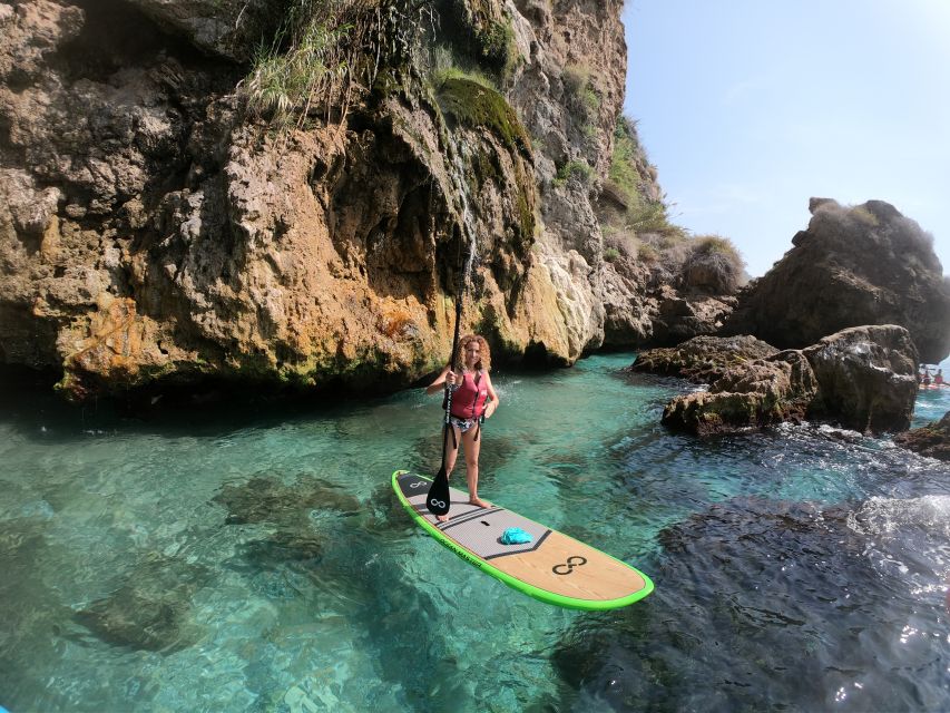 From Nerja: Maro-Cerro Gordo Cliffs Paddle Surf and Snorkel - Activity Highlights and Description