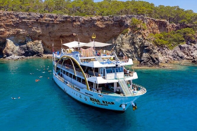 Kemer Mega Star Boat Trip With Hotel Transfer and Lunch - End Point