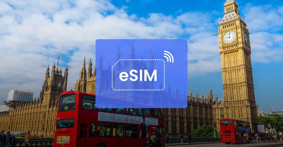 London: UK and Europe Esim Roaming Mobile Data Plan - Reservation and Duration