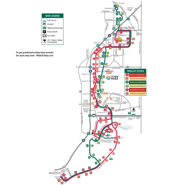 Orlando: I-Ride Trolley Hop-on Hop-off Pass - Booking Information