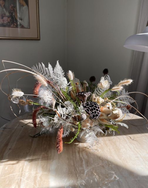 Preserved Flower Bouquet Arrangement Workshop in Paris - Workshop Highlights