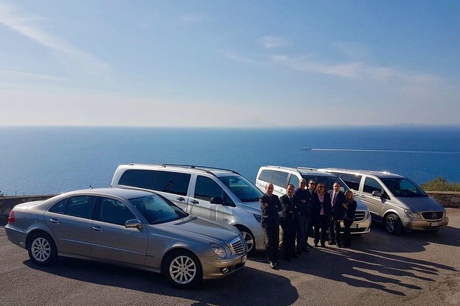 Private Transfer From Rome to Positano or Sorrento Plus 2 Hrs Stop in Pompeii - Service Overview