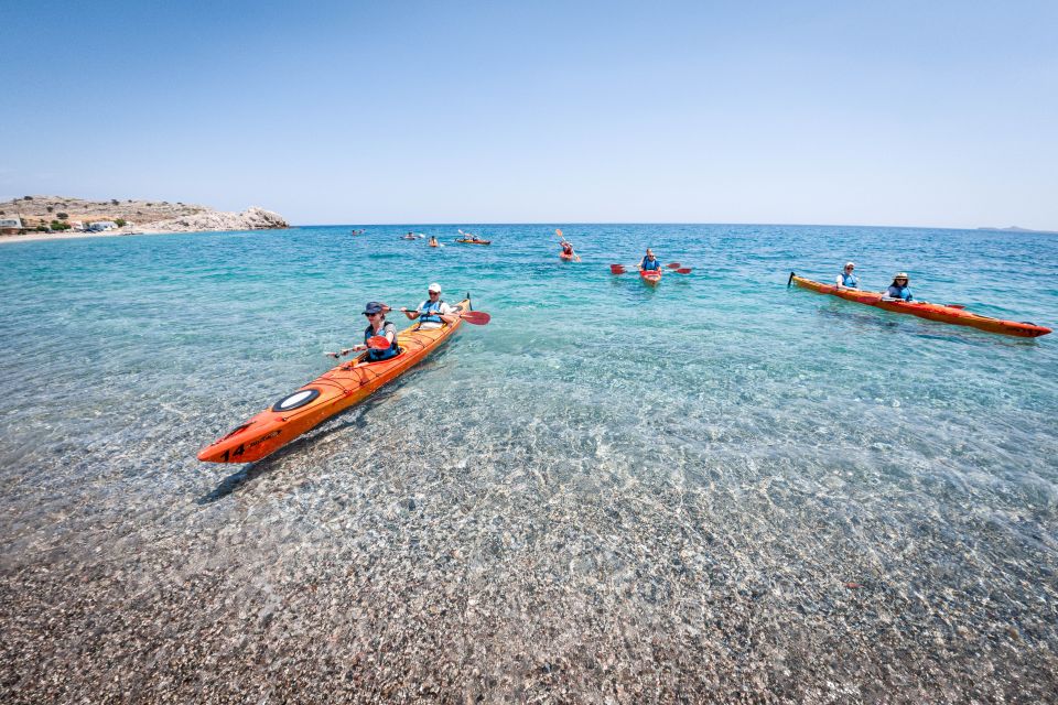 Rhodes: Sea Kayak Adventure to the Red Sand Beach - Itinerary and Highlights