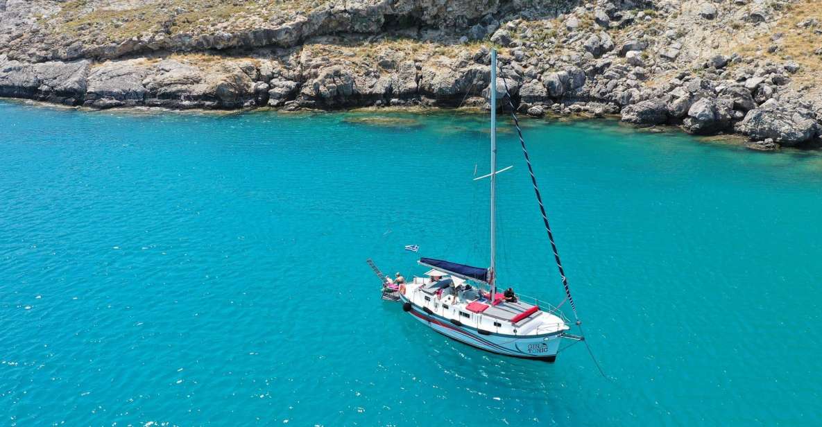 Sailing Tour Around Lindos With Food and Drinks - Itinerary and Stops