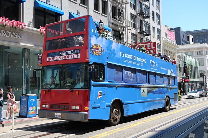 San Francisco Hop-On Hop-Off DELUXE Bus Tour - 15 Stops - Mobile Ticket and Language Offered