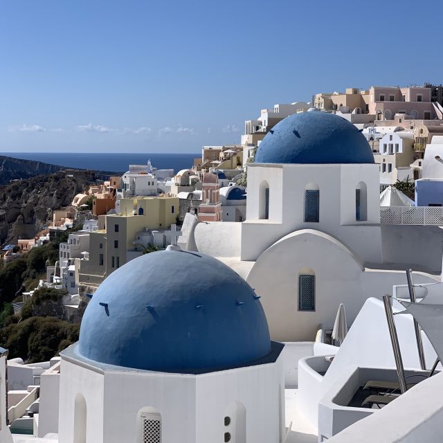 Santorini in a Private Full-Day Tour, Wine Tasting Included - Inclusions