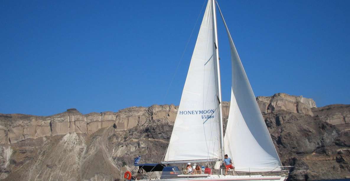 Santorini Oia: Private Sailing Cruise With Meal & Drinks - Inclusions in the Cruise Package