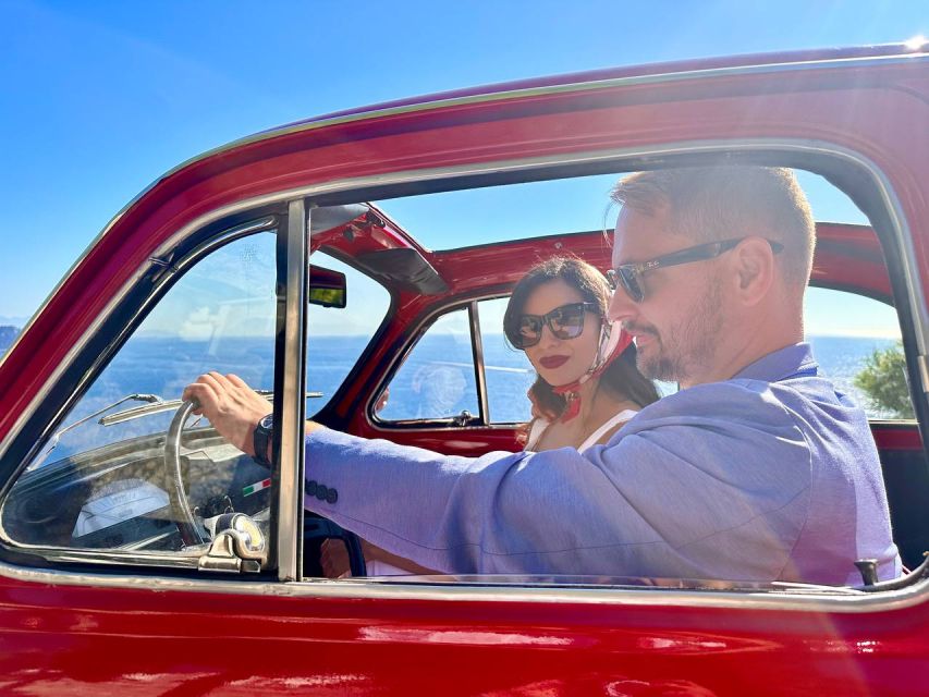 Sorrento Coast Couples Photo Tour by Vintage Fiat 500 - Highlights of the Experience