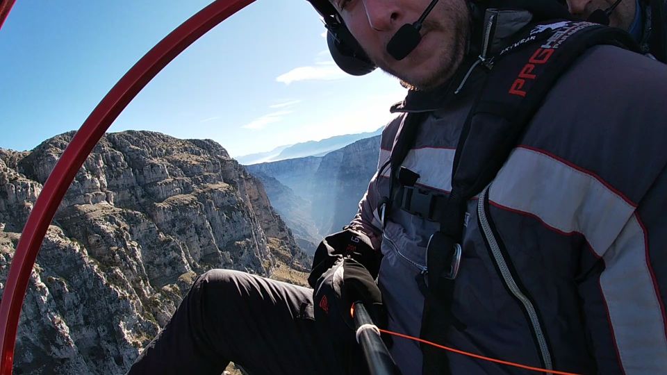 Tandem Flight With Paramotor From Above Ioannina Zagori - Inclusions