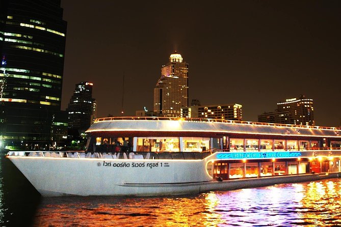 White Orchid Dinner Cruise in Bangkok With Pick-Up & Live Music (Sha Plus) - Inclusions and Offerings