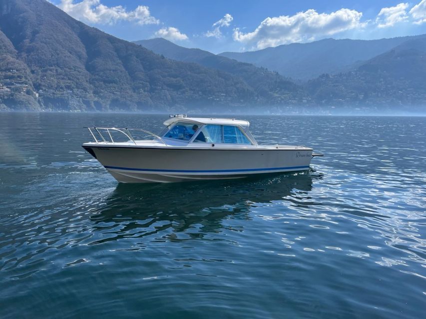 2-hour Private Boat Tour on Lake Como - Inclusions