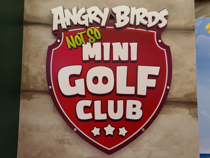 American Dream: Angry Birds Mini Golf Ticket - Logistics