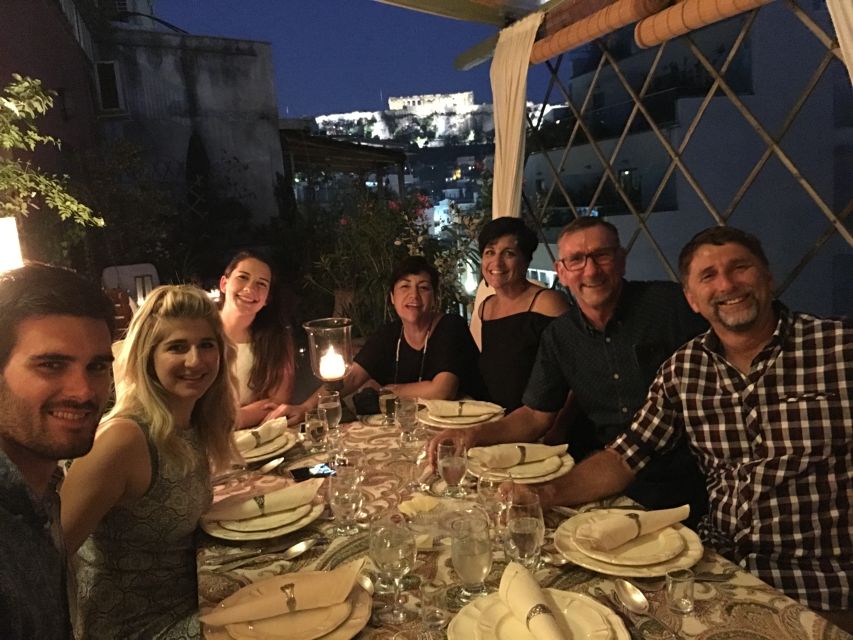 Athens: 7-Course Dinner and Wine Pairing With Acropolis View - Language and Group Size