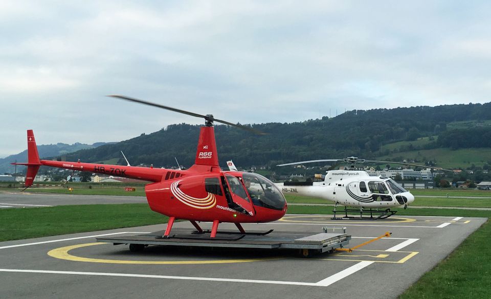 Bern: Private 54-Minute Jura and Seeland Helicopter Flight - Itinerary Information