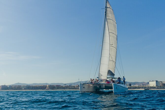 Catamaran Experience 21-23 Person From Port Olimpic Barcelona - Directions for Booking