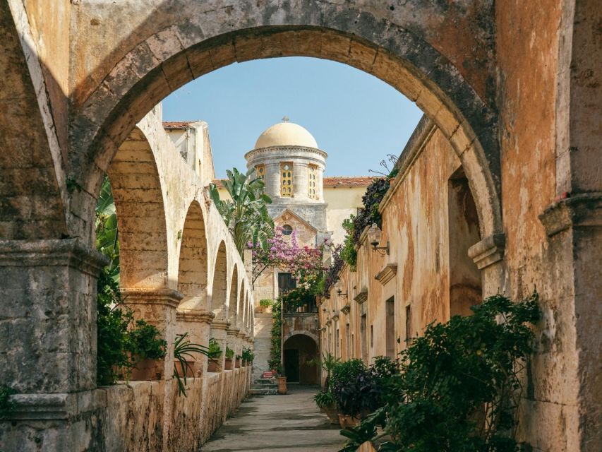 CHANIA Town, Agia Triada Monastery, Botanical Park & Garden - Tour Includes