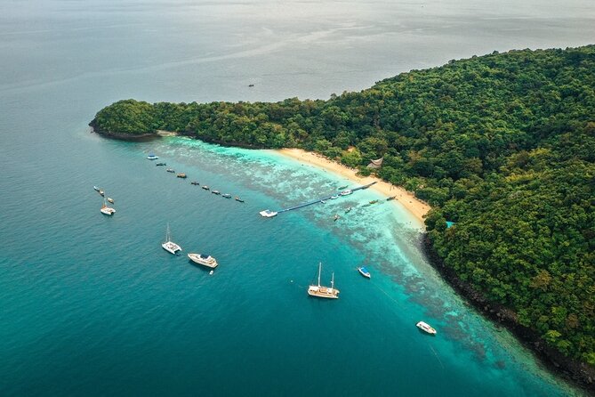 Coral ( Kahung Beach ) & Racha Islands Sunset by Catamaran - Racha Islands Charm by Twilight