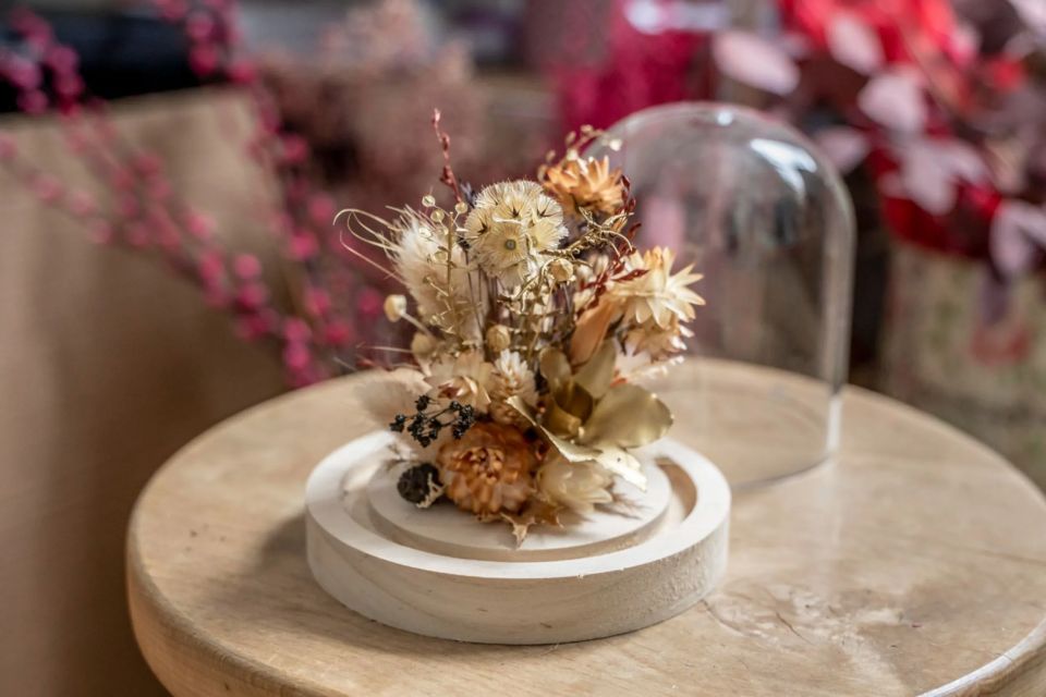 Create Dried Flower Bell Jar Workshop in Paris - Additional Details