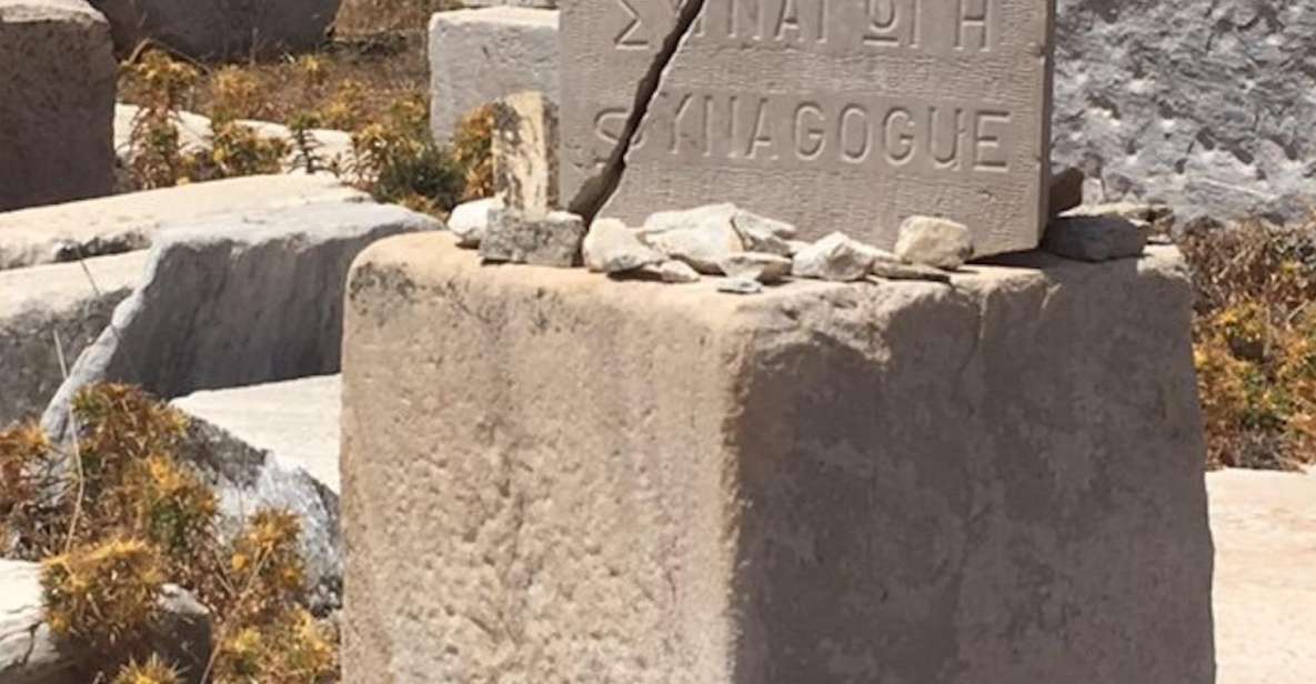 Delos Synagogue: Jewish Heritage Private Tour From Mykonos - Important Information