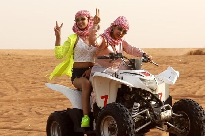 Dubai Desert Safari With Quad Bike, Camel Ride, Sandboard and BBQ - Indulge in a Delicious BBQ Meal