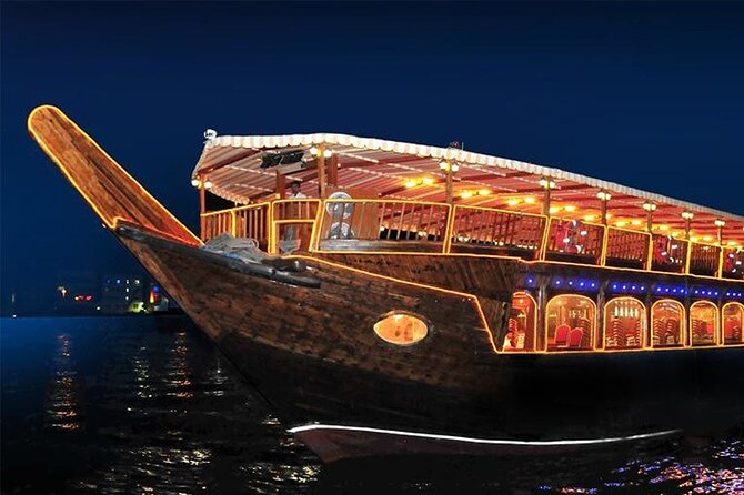 Dubai Dhow Cruise Dinner Creek With Transfer - Common questions