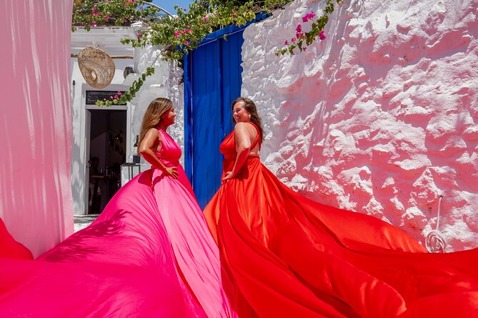 Flying Dress Mykonos Photoshoot - Booking and Contact Information