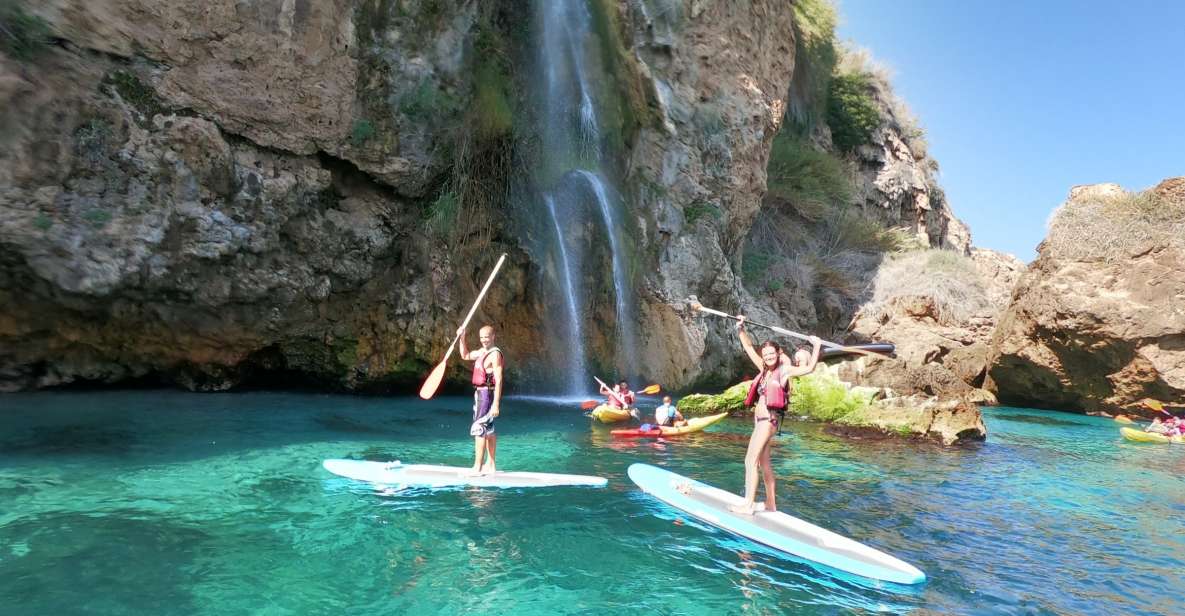 From Nerja: Maro-Cerro Gordo Cliffs Paddle Surf and Snorkel - Meeting Point Information