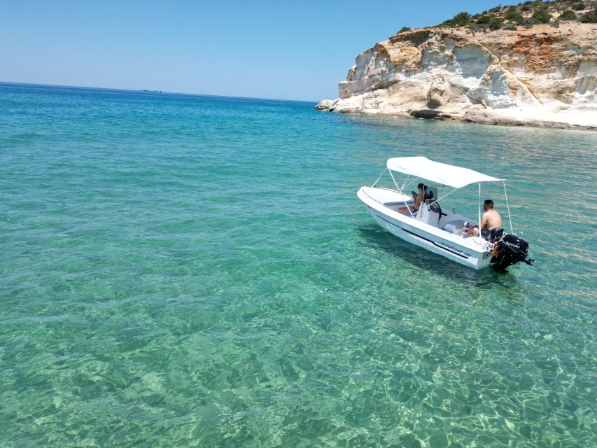 From Provatas Milos: Boat Rental to Kleftiko - Customer Reviews