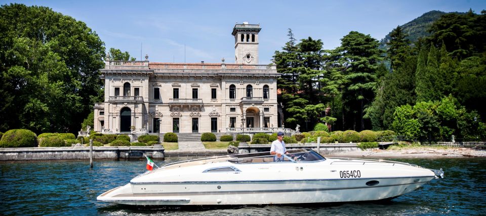 Full Day Grand Tour, on a Speedboat at Lake Como - Private Group Experience