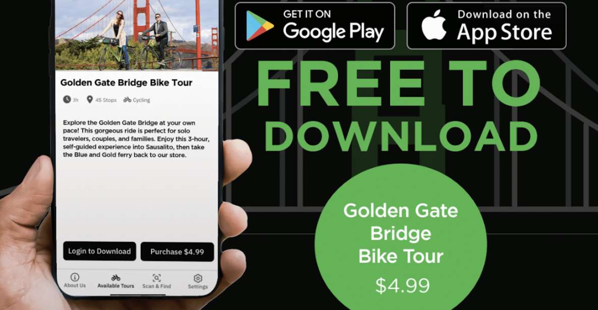 Golden Gate Bridge: Self-guided Tour App - Audio + Written - Experience Highlights