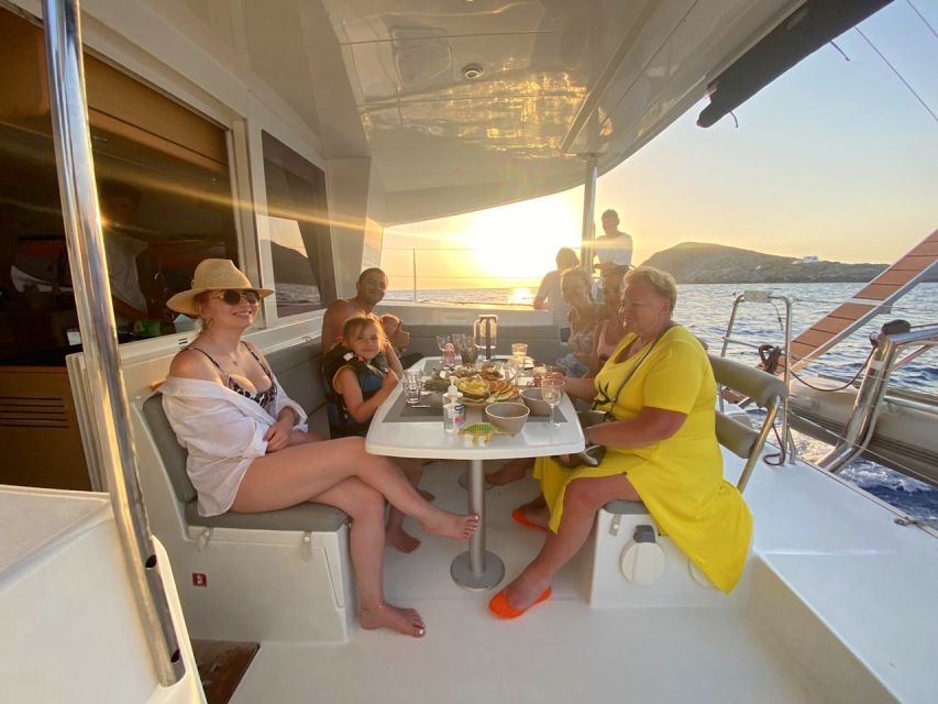 Hersonissos: Sunset Catamaran Trip With Finger Food & Drinks - Inclusions List