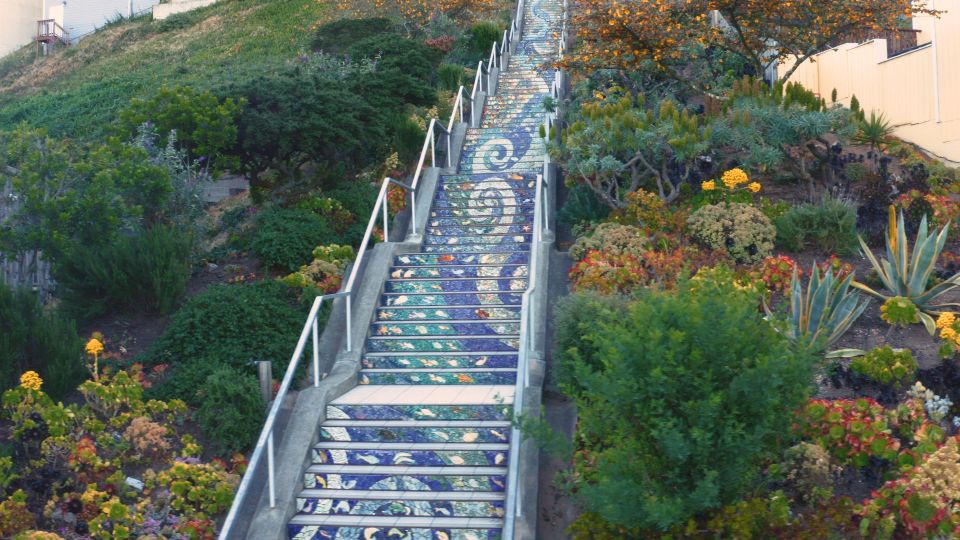 Hidden Stairways of San Francisco - Golden Gate Bridge Views