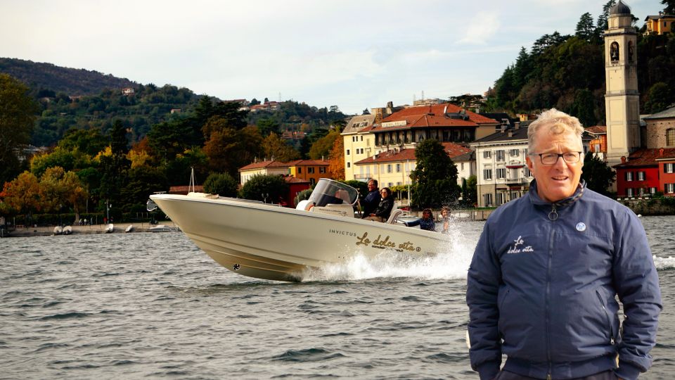 Lake Como: Varenna Private Tour 4 Hours Invictus Boat - Booking Information