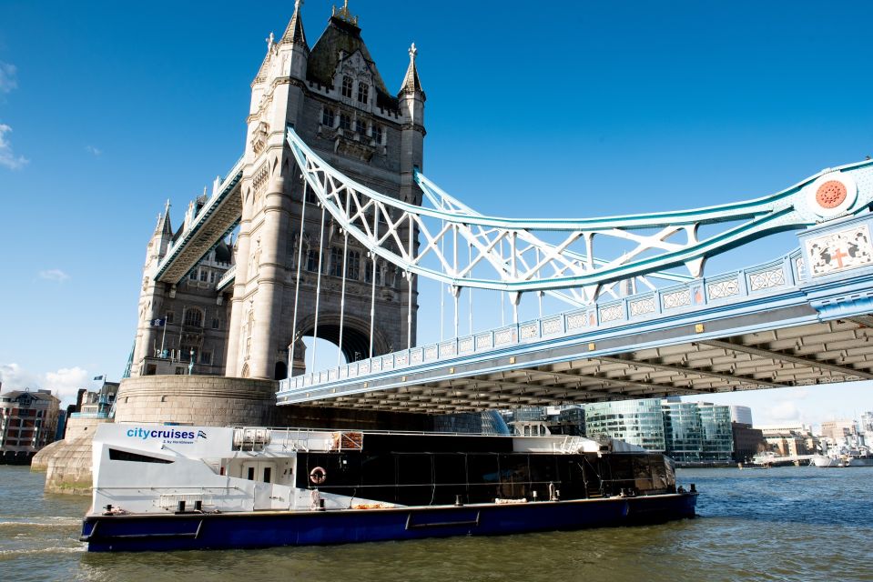 London: Westminster to Greenwich Single Cruise Ticket - Inclusions