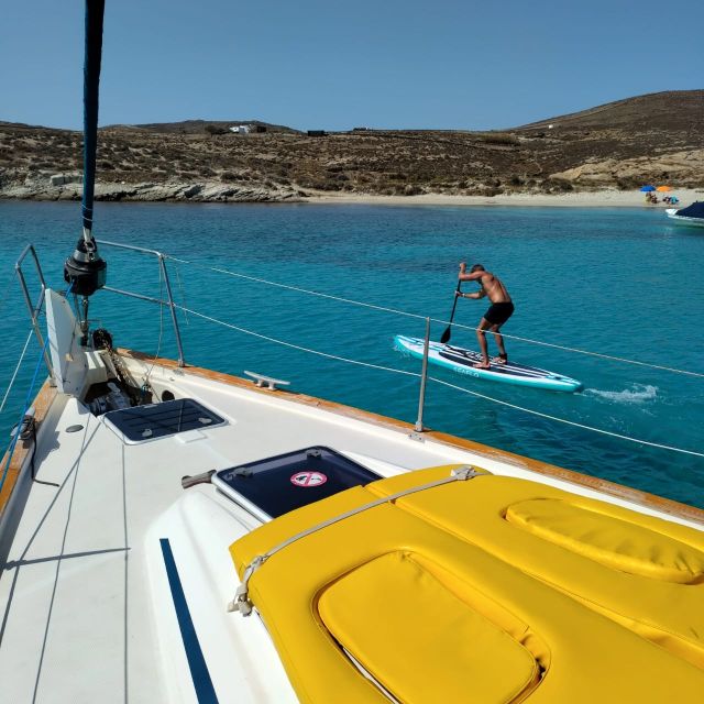 Mykonos: Delos and Rhenia Cruise With Swim and Greek Meal - Experience