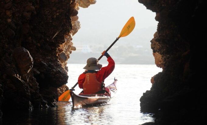 Naxos: Moutsouna Caves Sea Kayak Tour, Snorkeling & Picnic - Tour Highlights and Description