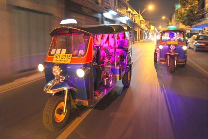 Night Guide Street Food Tour by Tuk Tuk in Bangkok - Night Market Exploration