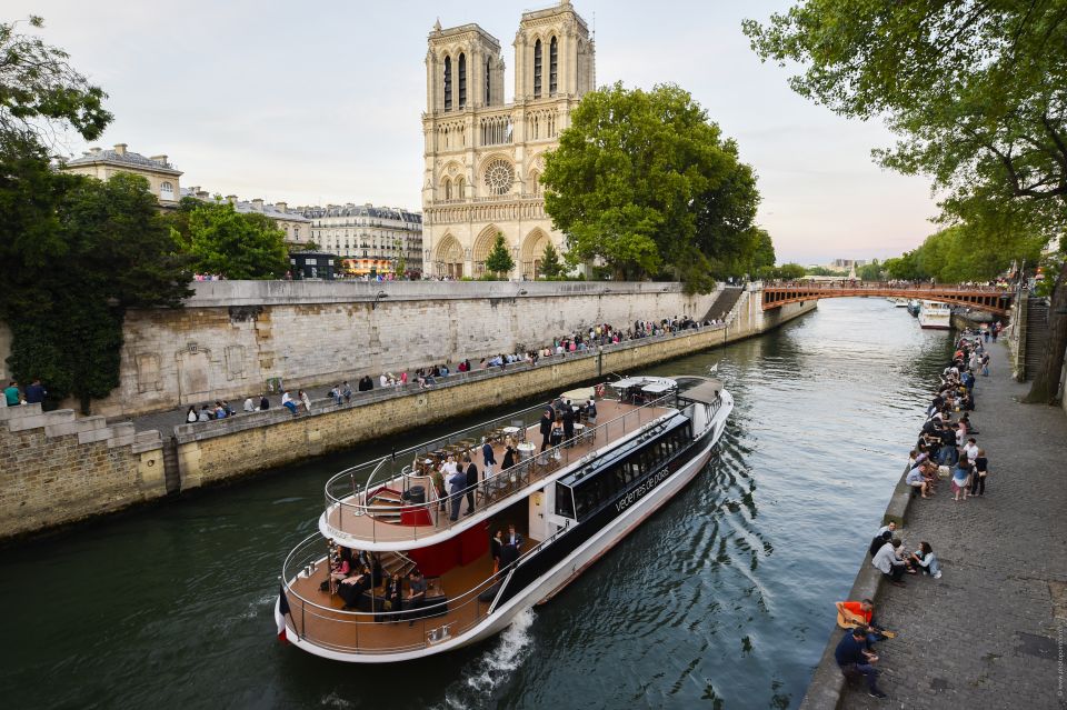 Paris: Evening Cruise With Drink and City Walking Tour - Highlights and Description