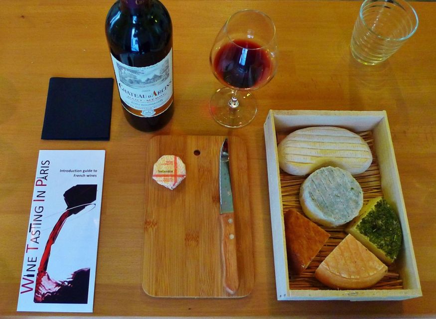 Paris: Wine and Cheese Pairing - Inclusions